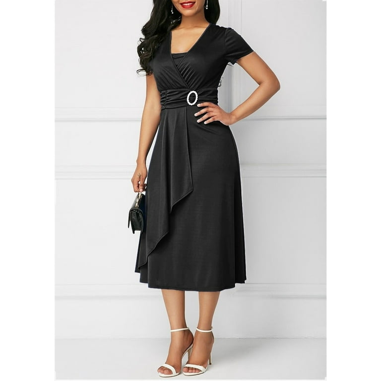Pure Color Irregular Round Collar Long Sleeve Bodycon Dress Pure Color Irregular Round Collar Long Sleeve Bodycon Dress