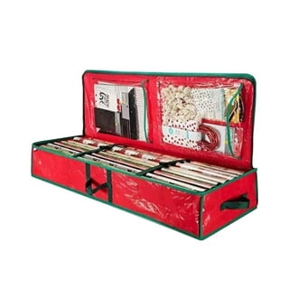 Red Christmas Storage Box Christmas Gift Goodies Storage - Temu