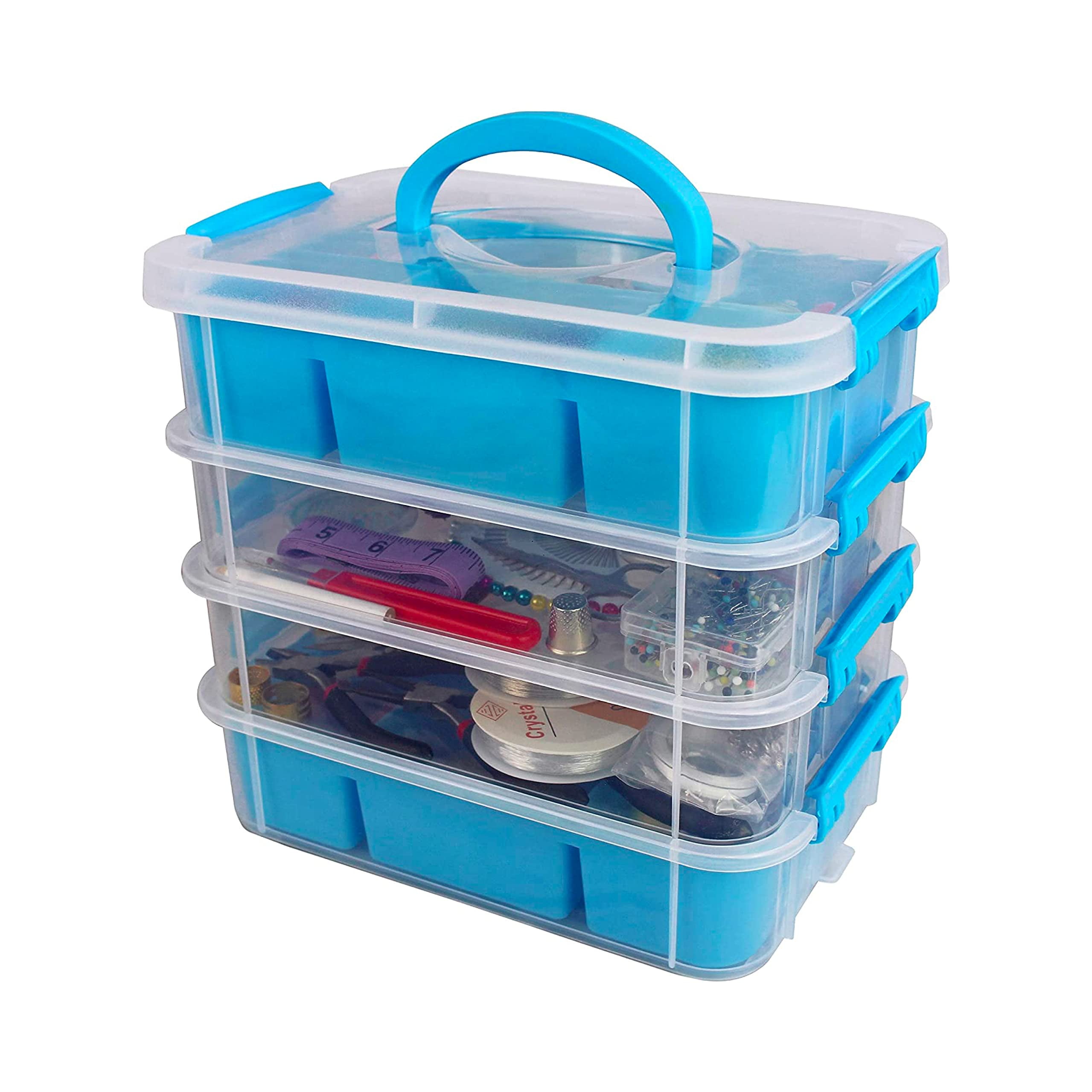 Olly Kids Craft Kits Library in a Plastic Craft Box Organizer- Craft and  Art Supplies for Kids Ages 4 5 6 7 8 9 10 11 &12 Year Old Boys & Girls