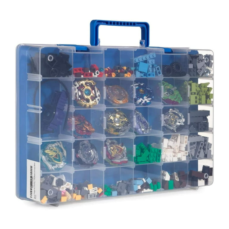 Bins & Things Toy Organizer - 30 Compartments, Compatible with Hot Wheels,  Lego - 1 Pack 