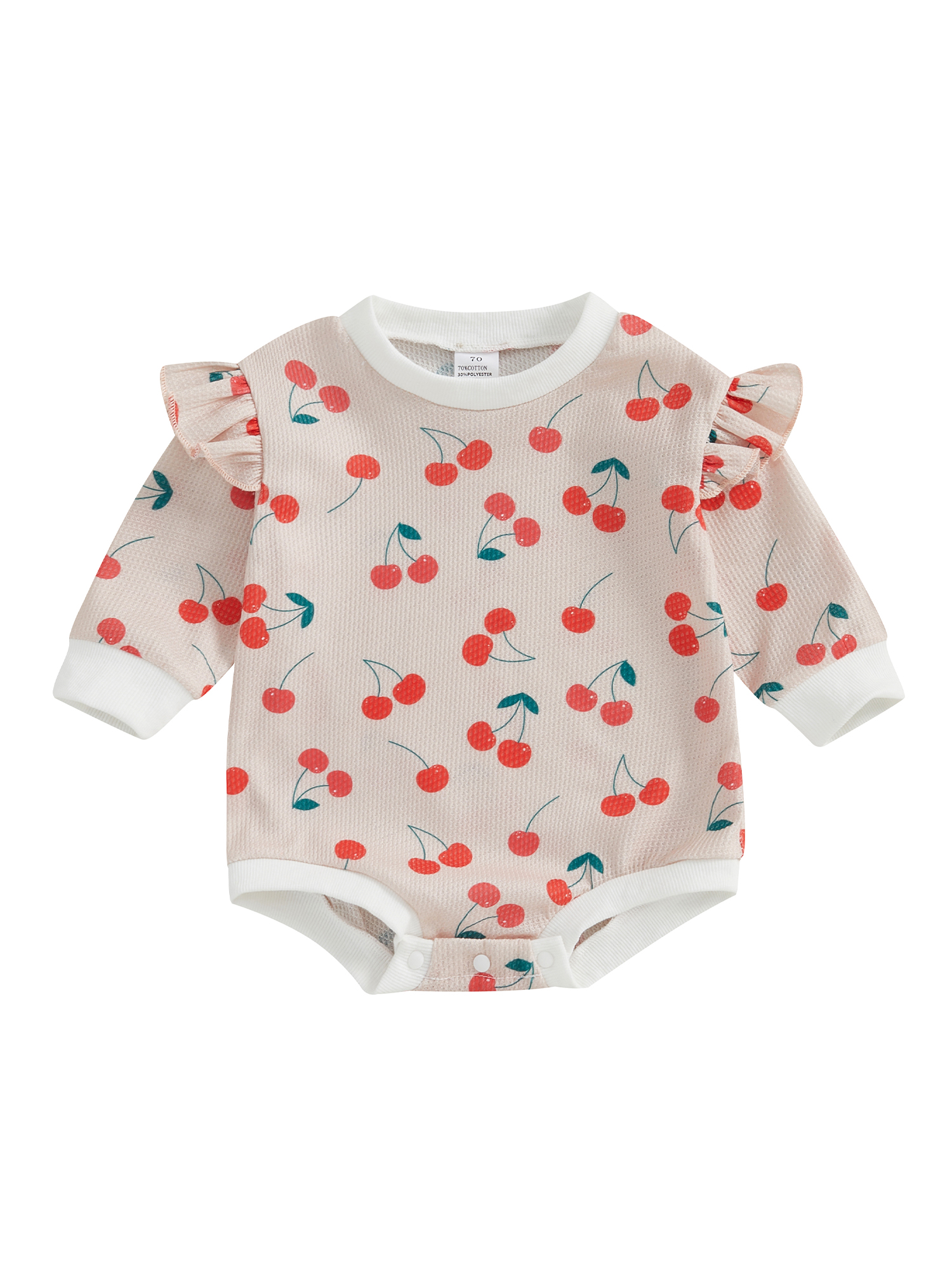 Baby Girl Romper Tops Pants Fit Newborn Infant Long Sleeve Round Neck main image 0