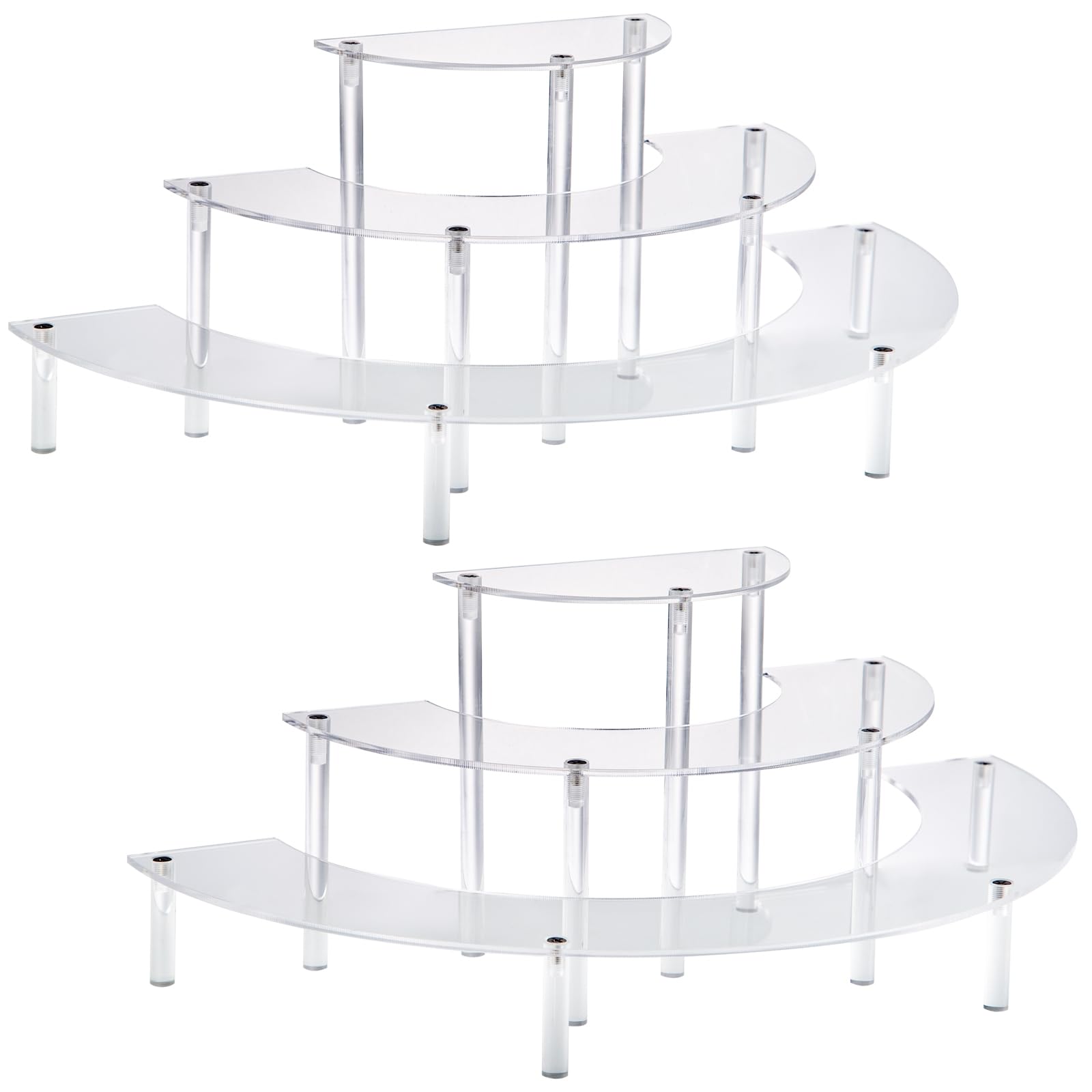 Tdoenbutw cake pop stand, Round Plate Display Dessert 3Tier Stand