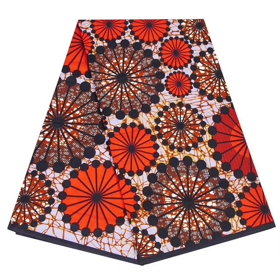 BintaRealWax 6 yards Ankara Kent Wax Printed Cotton Fabric African traditional classic fabric in many colors for sewing, crafts DIY, party dresses