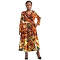 thumbnail image 1 of BintaRealWax Africa Dress for Women African Wax Print Dresses Dashiki Plus Size Africa Style Clothing for Women Dress WY10891, 1 of 5