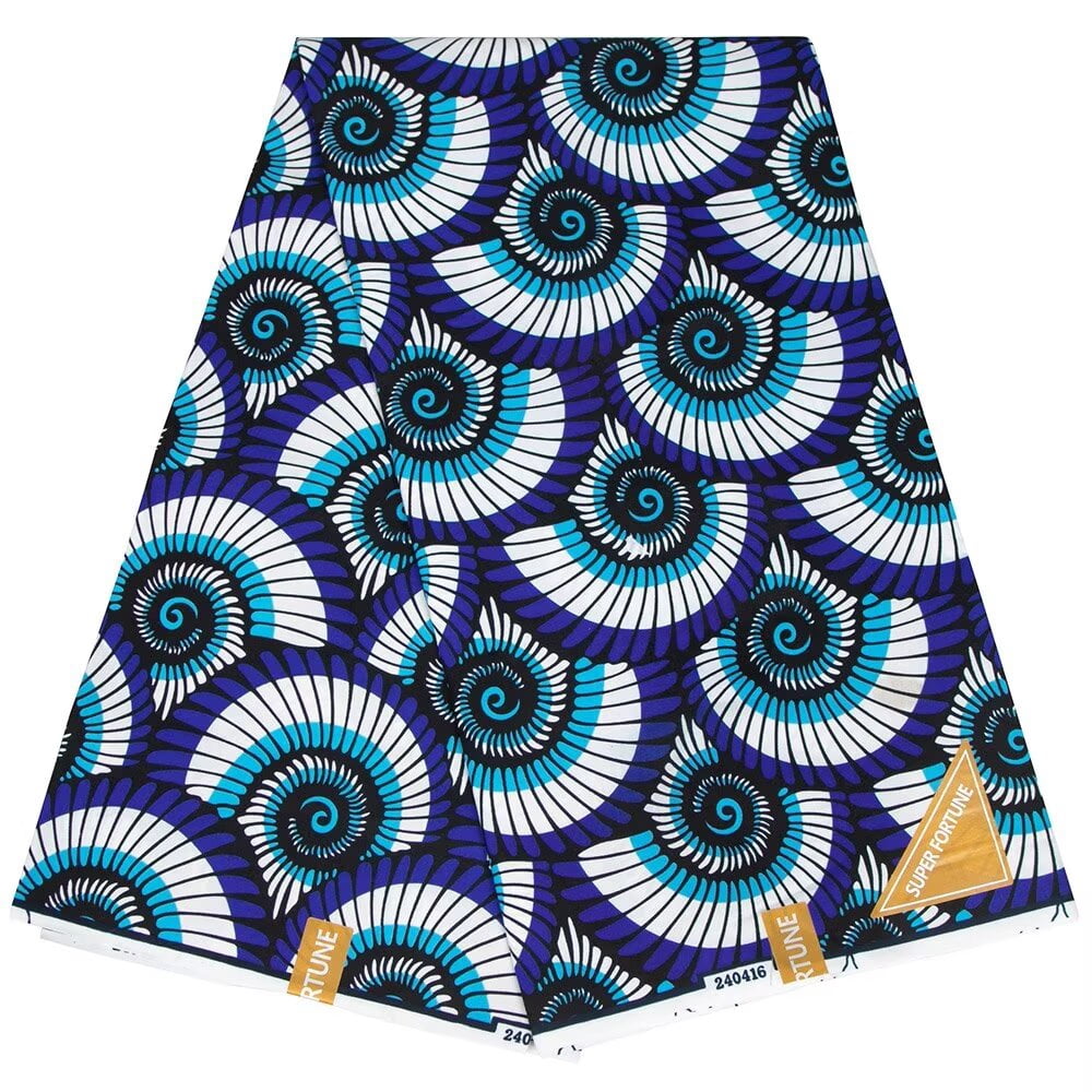BintaRealWax Africa new 6 yards polyester fabric Batik printing process ...