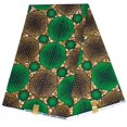 thumbnail image 1 of BintaRealWax Africa new 6 yards polyester fabric Batik printing process Can be used for handmade, DIY clothing,Multi purpose fabric, 1 of 5