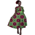 thumbnail image 1 of BintaRealWax African Clothing for Woman Strapless with Tail Pleated Blouse Top and Cover Knee Skirt Suits Print Lady Party Dress Medium WY5656, 1 of 5