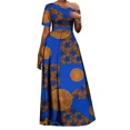 thumbnail image 1 of BintaRealWax African Dresses for Women Ankara Print off Shoulder Lady Dresses Dashiki Party Clothes African Abayas for Women, 1 of 2