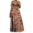 thumbnail image 1 of BintaRealWax African Dresses for Women Ankara Print off Shoulder Lady Dresses Dashiki Party Clothes African Abayas for Women, 1 of 2