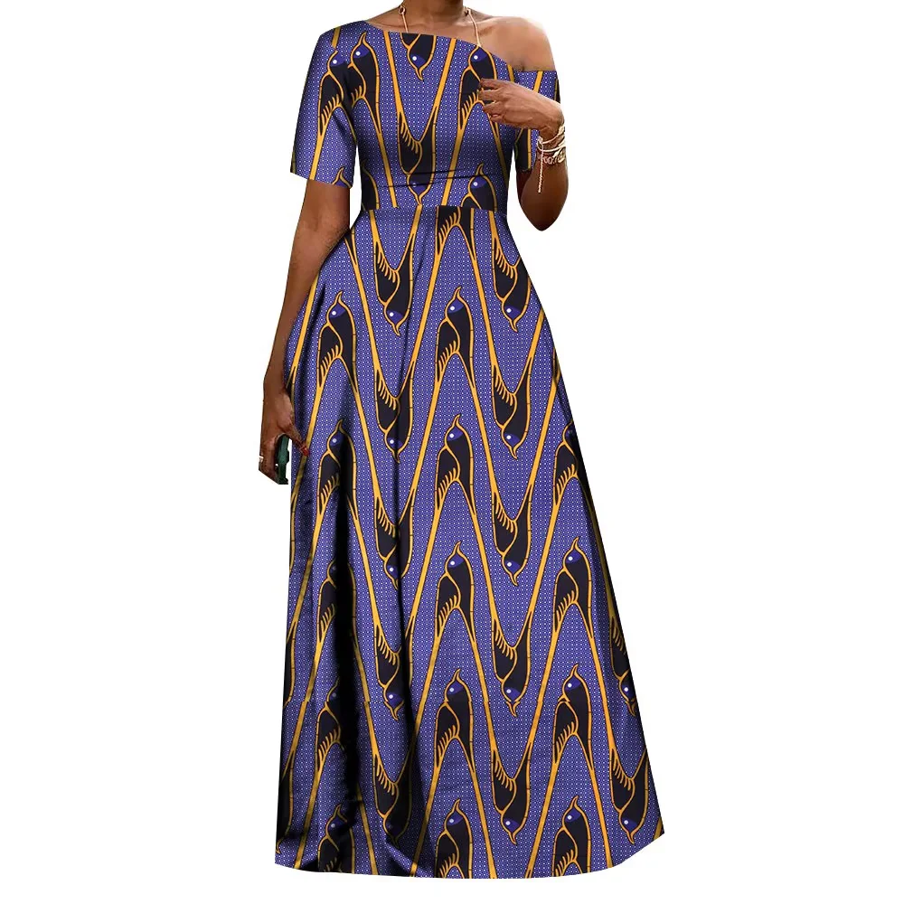 ankara dresses for women African V-Neck Short Sleeve Long Elegant Dress with Head Scarf : Clothing, Shoes & Jewelry Made with love in Nigeria Custom measurements are welcomed (preferred) but its absolutely fine if you dont have your measurements Modern Ankara African Dress |