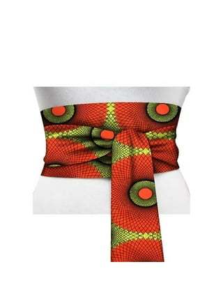 African Print Obi Ankara Belt for Women Dress Belt Gift Handmade Statement  Belt Accessory WYX30 