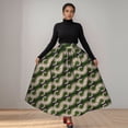 thumbnail image 1 of BintaRealWax African Women African Print Long Skirt Ankara Dashiki High Waist A Line Maxi Long Umbrella Skirt Ladies Clothing WY1744, 1 of 5
