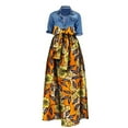 thumbnail image 1 of BintaRealWax African Women Skirt Waistband Ankle length Skirts WY1036, 1 of 4