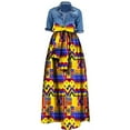 thumbnail image 1 of BintaRealWax African Women Skirt Waistband Ankle length Skirts WY1036, 1 of 4