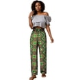 thumbnail image 1 of BintaRealWax African Women's Casual Trousers African Batik Pure Cotton Fabric Stretch Trousers, 1 of 3