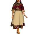 thumbnail image 1 of BintaRealWax African Women's Dresses Elegant Banquet Dresses African Batik Pure Cotton Fabrics, 1 of 2