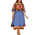 thumbnail image 1 of BintaRealWax African Women's Dresses Elegant Banquet Dresses African Batik Pure Cotton Fabrics, 1 of 2