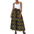 thumbnail image 1 of BintaRealWax African Women's Straight Pants Flared Pants Women's Casual Trousers African Wax Printed Pure Cotton Cloth, 1 of 2