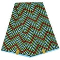 thumbnail image 1 of BintaRealWax African classic 6 yards polyester fabric Batik printing technique Can be used for crafts, DIY clothing, etc., 1 of 5