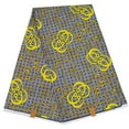 thumbnail image 1 of BintaRealWax African classic 6 yards polyester fabric Batik printing technique Can be used for crafts, DIY clothing, etc., 1 of 5