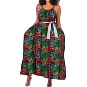 BintaRealWax African dresses for women,african wax print dresses,floral print,sleeveless,A line dress,summer dress,dashiki,mini dress.