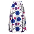 thumbnail image 1 of BintaRealWax African women's half skirt African wax printed pure cotton floral cloth women's long skirt, 1 of 2