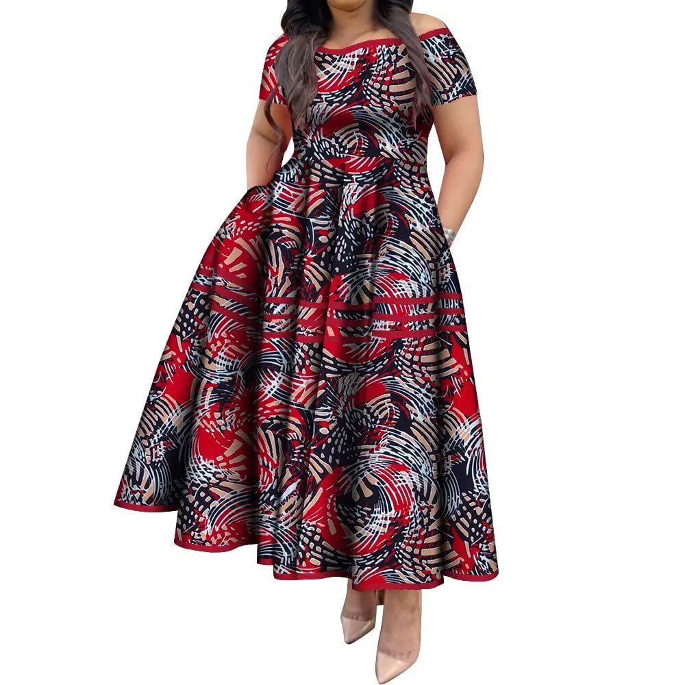 BintaRealWax Ankara African Dresses for Women Traditional Ghana Elegant Short Sleeve High Waist African Print Maxi Dress Africa Clothing Wedding WY3629 - Walmart.com BintaRealWax Ankara African Dresses for Women Traditional Ghana Elegant Short Sleeve High Waist African Print Maxi Dress Africa Clothing Wedding WY3629 - Walmart.com