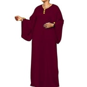 BintaRealWax Fashion Hijab Dubai Abaya Long Dresses Women Casual Clothing Abaya African Dresses for Women Musulman Djellaba