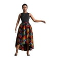 thumbnail image 1 of Bintarealwax African Print Skirt for Women Traditional Ankara Casual Dashiki High Waist Long Skirts, 1 of 5