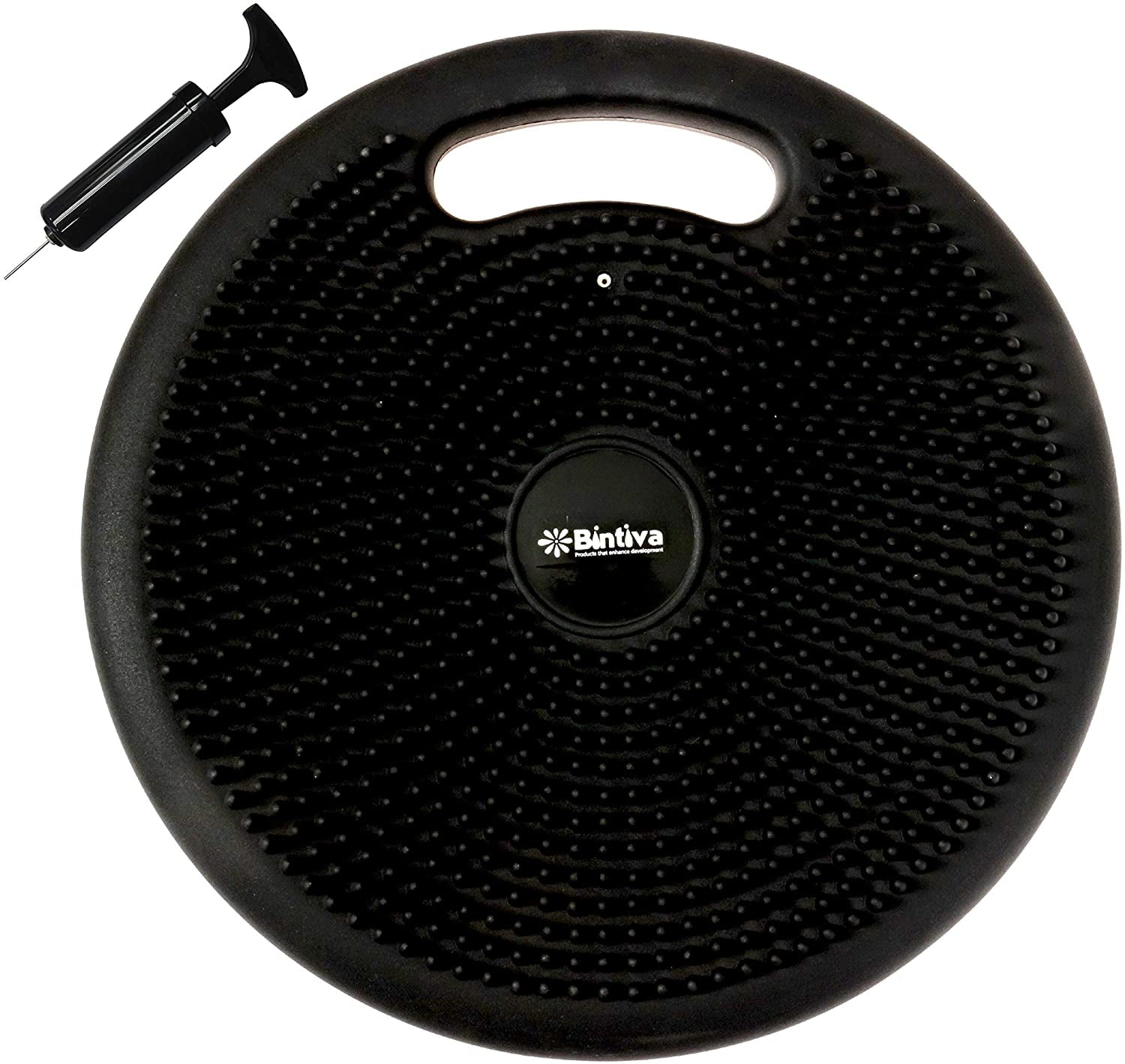 Bintiva Inflated Stability Wobble Cushion with Built in Bintiva Inflated Stability Wobble Cushion with Built in