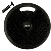 Bintiva Inflated Stability Wobble Cushion with Built in Handle, Including Free Pump and Exercise Fitness Core Balance Disc