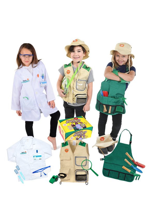 Kids Gardening Playset - Scientist Explorer Trunk with Toy Gardening Tools, 1 Pack