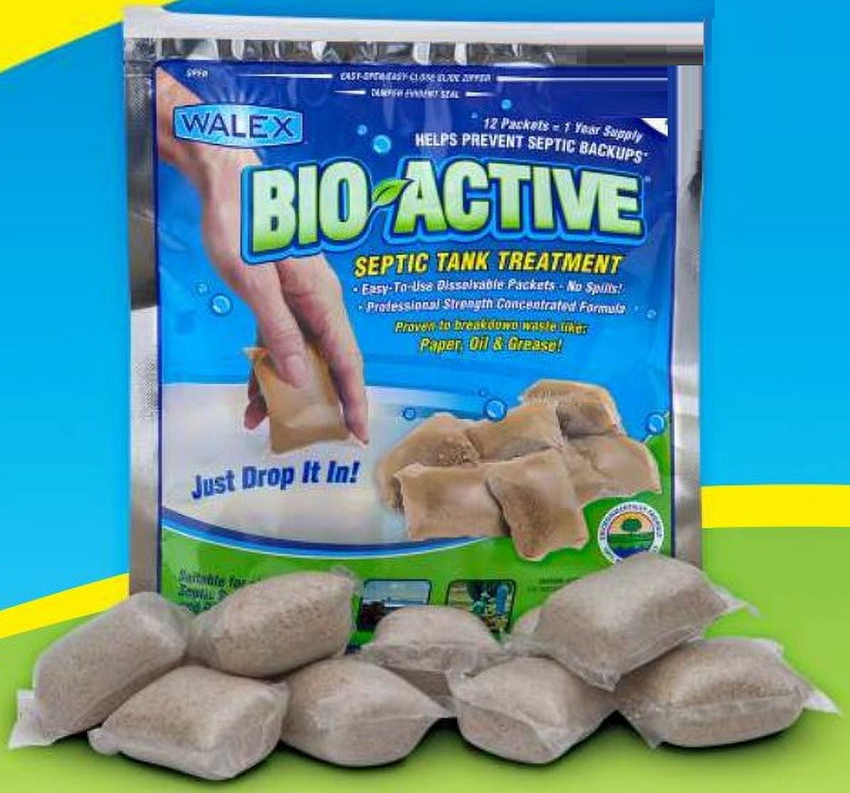 Bio Active 1 Year Supply Bacteria/Enzyme Septic Tank Treatment