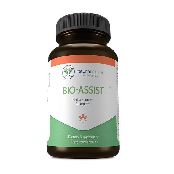 Bio-Assist, Natural Organ Support for Liver Health, Bile Flow, Kidney Detox, & Urinary Function, Includes Milk Thistle Extract, Yellow Dock Root, & More - Liver Health Supplement, 120 Vegan Capsules