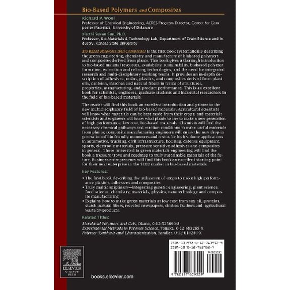 Pre-Owned Bio-Based Polymers and Composites (Hardcover) 0127639527 9780127639529