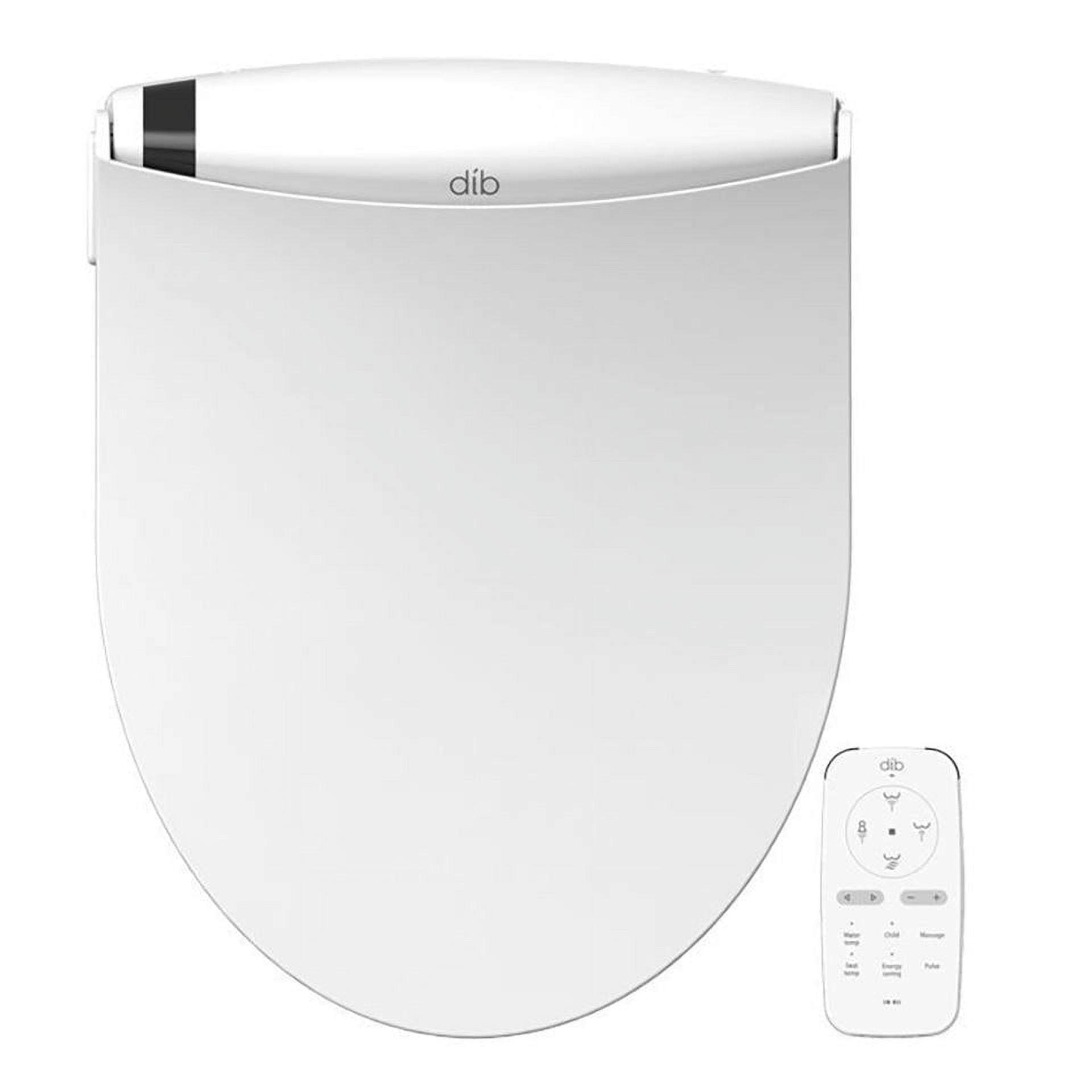 BioBidet White Elongated Electric Bidet Toilet Seat with Remote