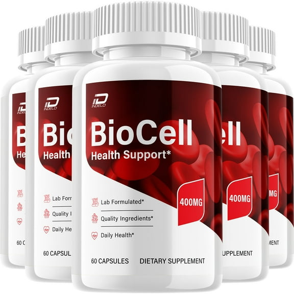 Bio Cell Capsules – BioCell Natural Blend Glycogen Support, 5 Pack, 300 Capsules