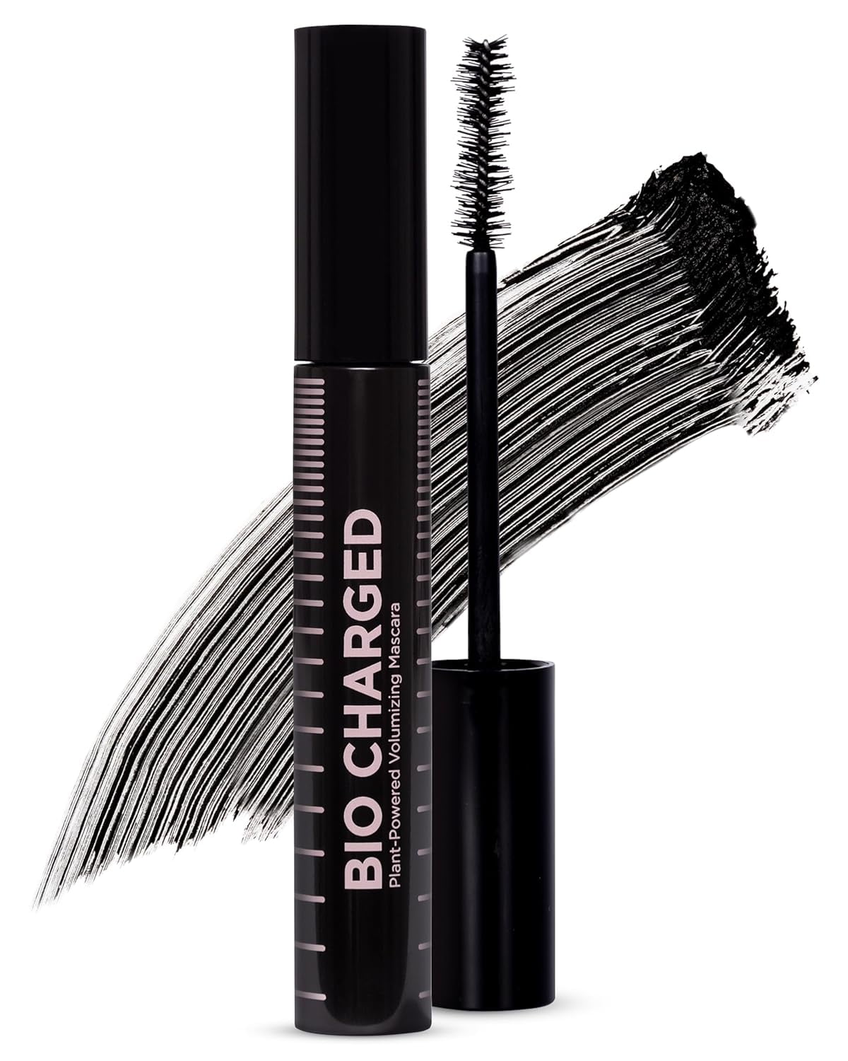 PÜR MINERALS Bio Charged Plant-Powered Volumizing Mascara - Waterproof, Lightweight & Long-Lasting Vegan Lash Mascara for Volume & Length