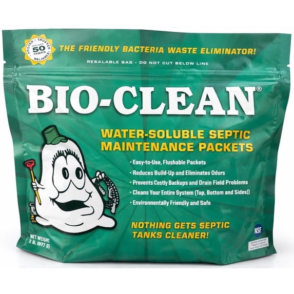 Bio-Clean Water-Soluble Septic Maintenance Packets