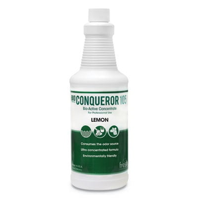 Bio Conqueror 105 Enzymatic Odor Counteractant Concentrate, Citrus, 32 oz Bottle, 12/Carton Bio Conqueror 105 Enzymatic Odor Counteractant Concentrate, Citrus, 32 oz Bottle, 12/Carton