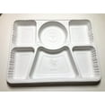 thumbnail image 1 of Bio-Degradable 6 Compartment Lunch Plate, 1 of 4