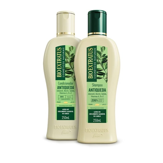 Bio Extratus - Linha Antiqueda - Kit Shampoo e Condicionador 2 x 250 Ml - (Anti-Fall Collection - Set of Shampoo and Conditioner (2 x 8.45 Fl Oz))