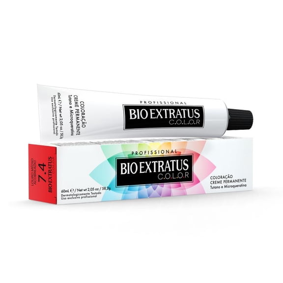 Bio Extratus - Linha Color - Coloracao 7.4 60 ML - (Color Collection - Hair Coloring 7.4 2.03 Fl Oz)