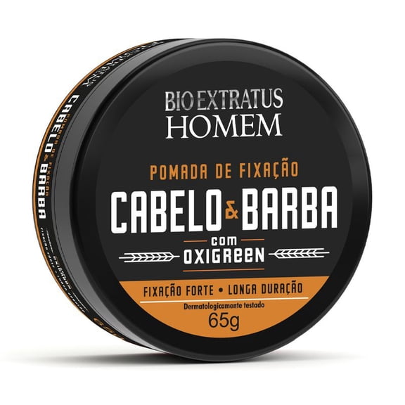 Bio Extratus - Linha Homem (Cabelo e Barba) - Pomada de Fixacao 65 Gr - (Men (Hair and Beard) Collection - Fixing Pomade Net 2.29 Oz)