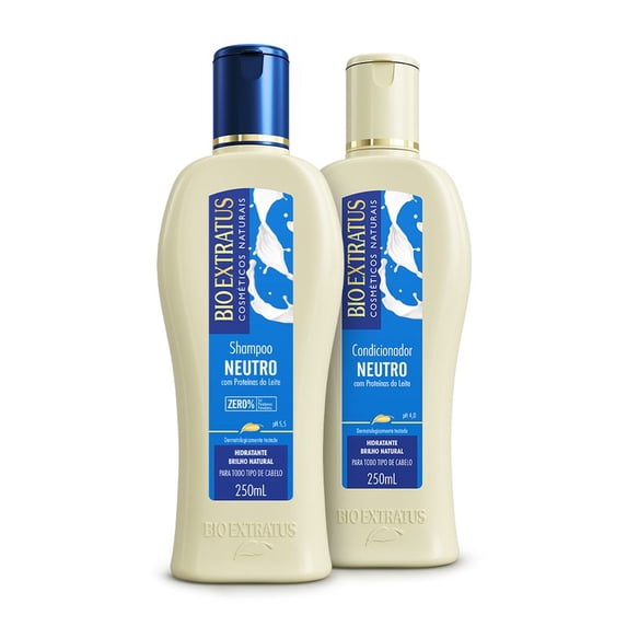 Bio Extratus - Linha Neutro - Kit Shampoo e Condicionador 2 x 250 Ml - (Neutral Collection - Set of Shampoo and Conditioner (2 x 8.45 Fl Oz))