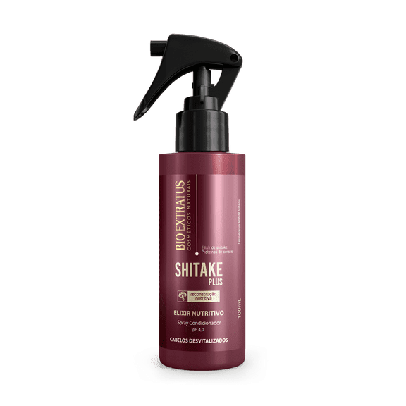 Bio Extratus - Linha Shitake Plus - Elixir Nutritivo 100 Ml - (Shitake Plus Collection - Nourishing Elixir 3.38 Fl Oz)