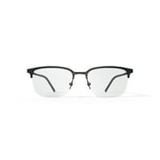 Bio Eyes Mens Orion Browline Prescription Eyeglasses with Case, Green
