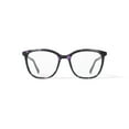thumbnail image 1 of Bio Eyes Women's Oceane Square Prescription Eyeglasses with Case, Purple Tortoise, 1 of 9