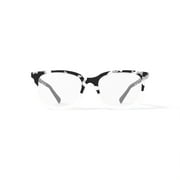 Bio Eyes Womens Terra Square Prescription Eyeglasses with Case, Pink Tortoise Gradient