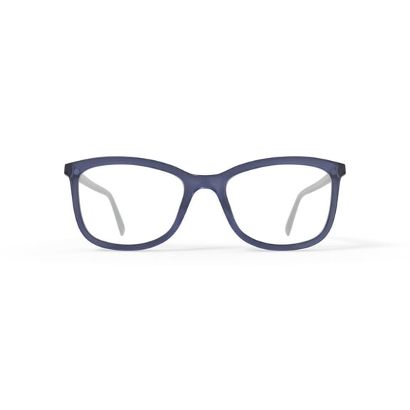 Bio Eyes Women's Winter Square Prescription Eyeglasses with Case, Purple Smoke